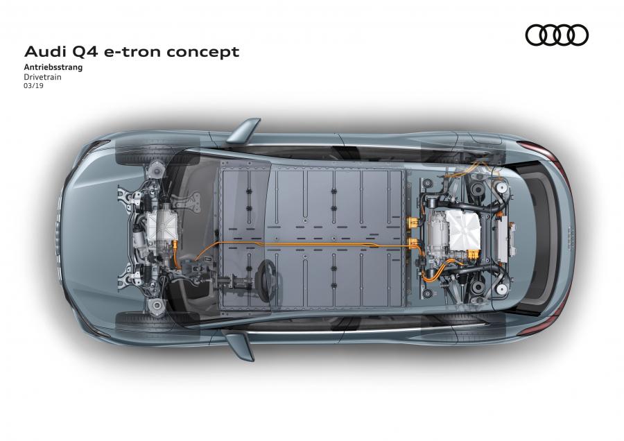 Схема Audi Q4 e-tron Concept 2019 года  (фото 20 из 28)